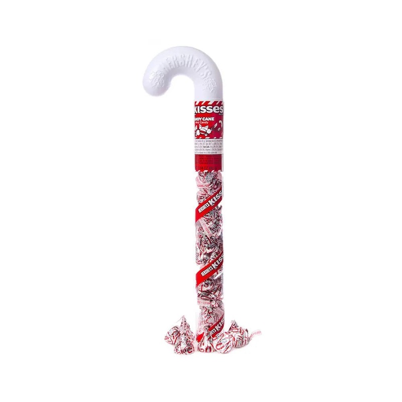 Hershey’s Kisses Candy Cane Chocolates Filled Tubular Candy Cane