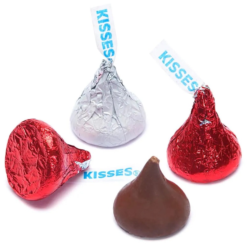 Hershey’s Kisses Color Combo – Red and White: 800-Piece Box