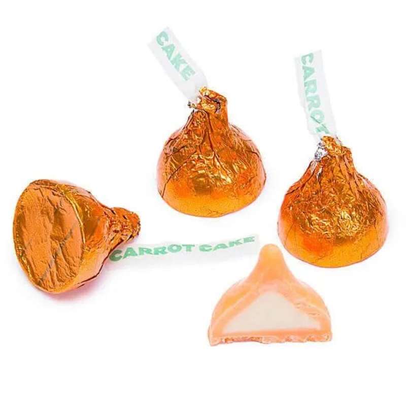 Hershey’s Kisses Orange Foiled Carrot Cake Candy: 9-Ounce Bag