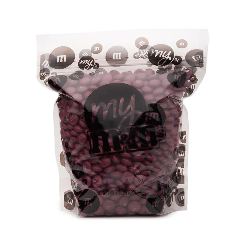 M&M’s Milk Chocolate Candy – Maroon: 2LB Bag