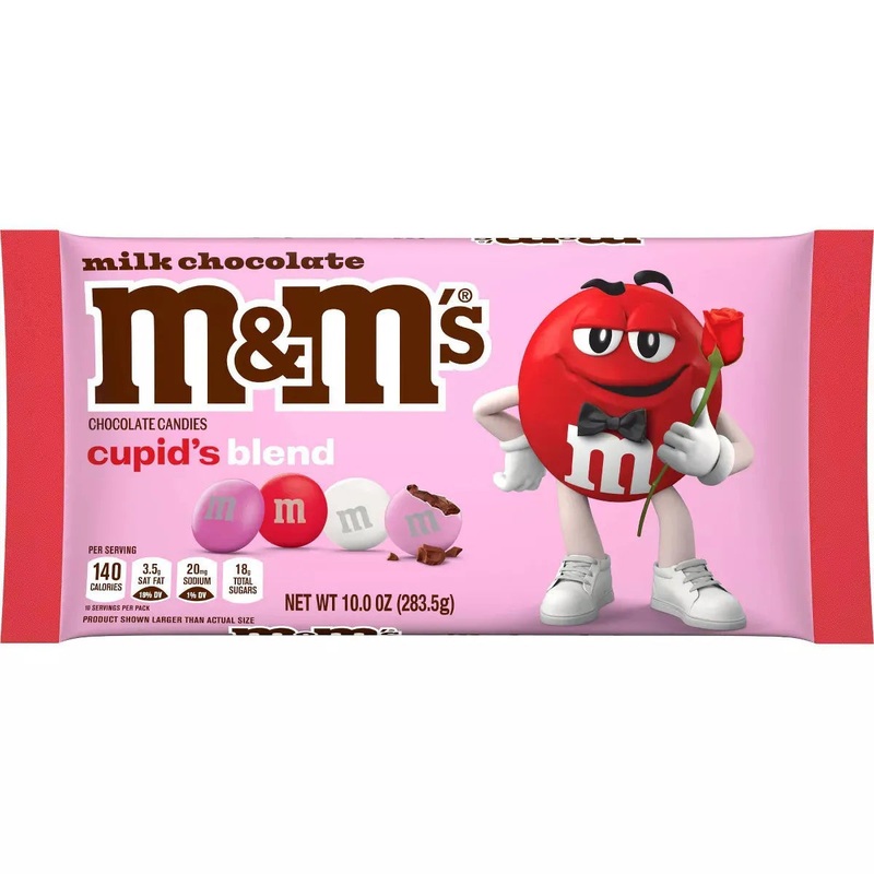 M&M’s Valentine’s Cupid’s Mix Milk Chocolate Candies: 10-Ounce Bag