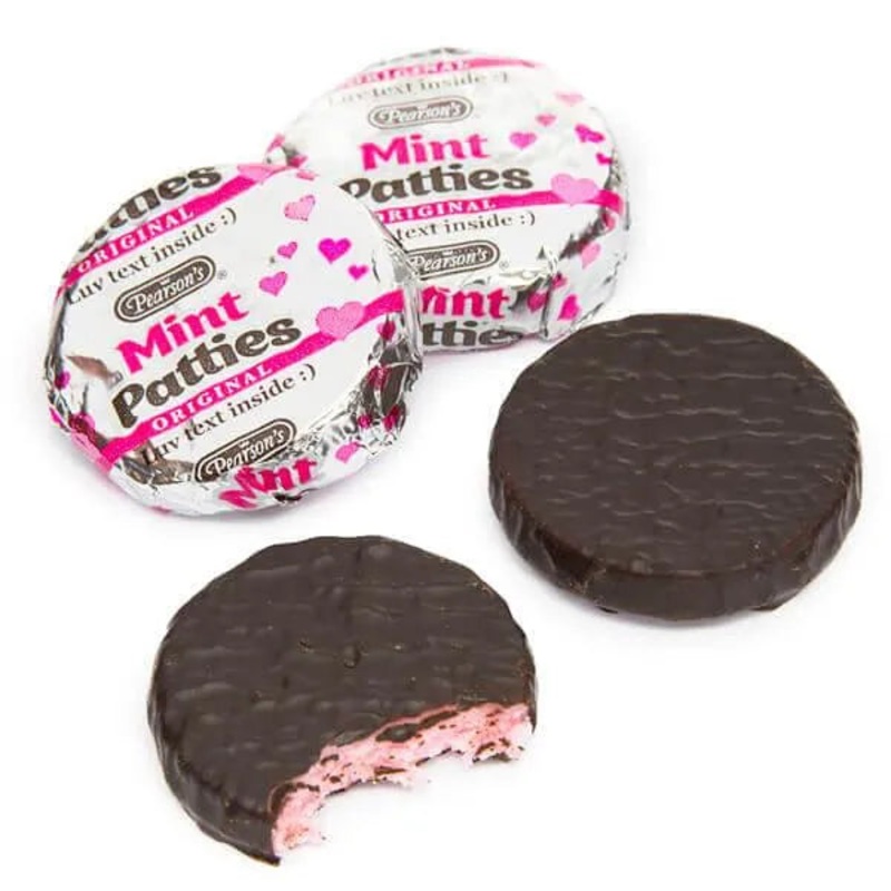 Pearson’s Valentine’s Mint Patties Candy: 35-Piece Bag