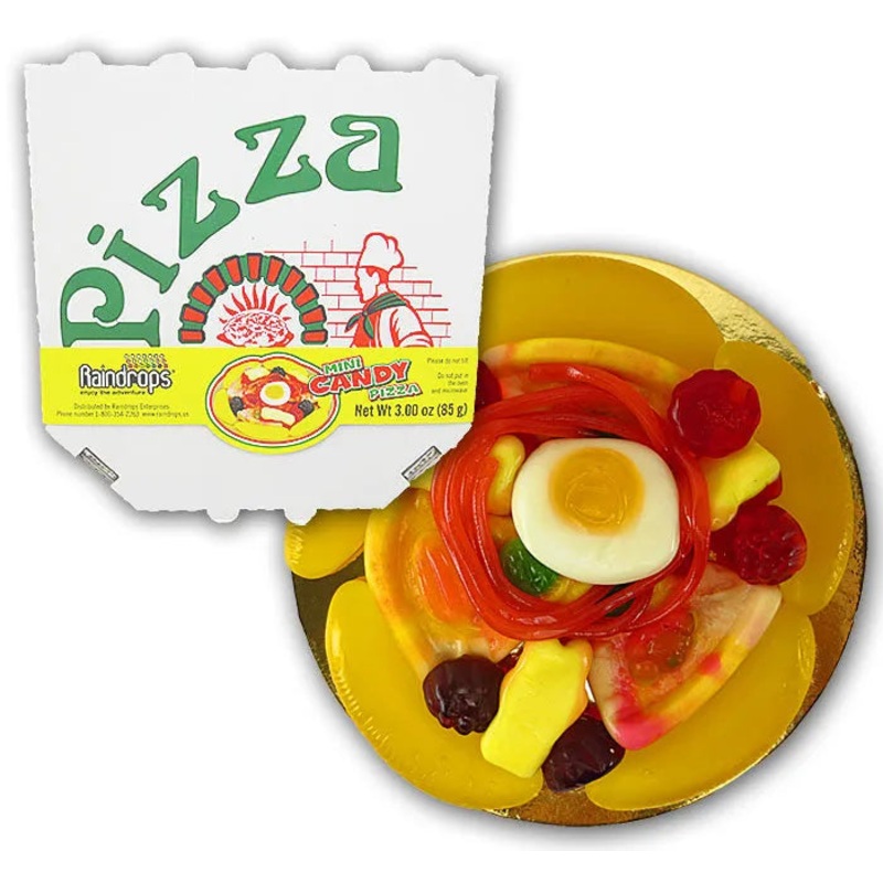Raindrops Mini Candy Pizza: 36-Piece Case