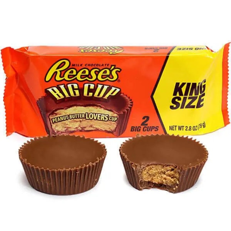 Reese’s Peanut Butter Big Cups King Size Packs: 16-Piece Box