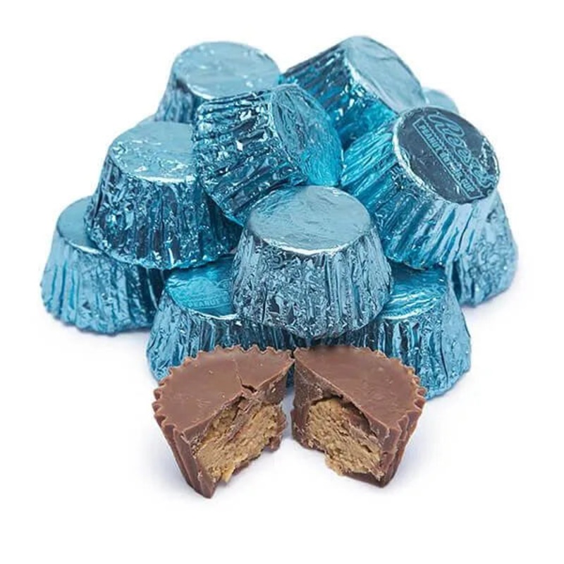 Reese’s Peanut Butter Cups Miniatures – Light Blue: 200-Piece Bag