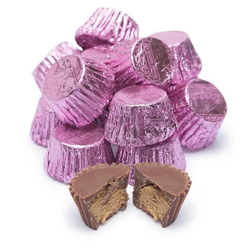 Reese’s Peanut Butter Cups Miniatures – Pink: 200-Piece Bag