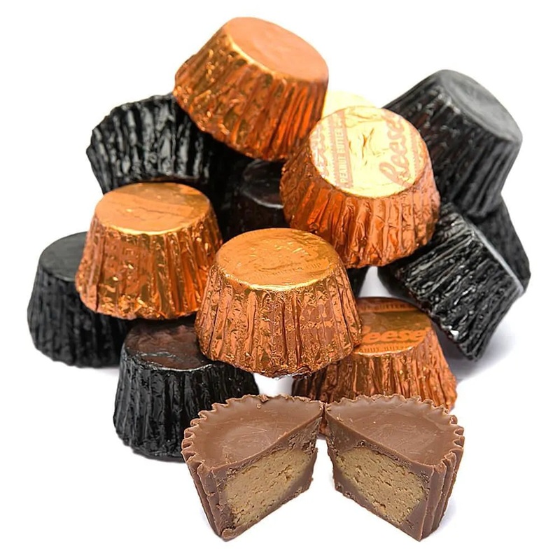 Reeses Peanut Butter Cups Color Combo – Orange and Black: 400-Piece Box