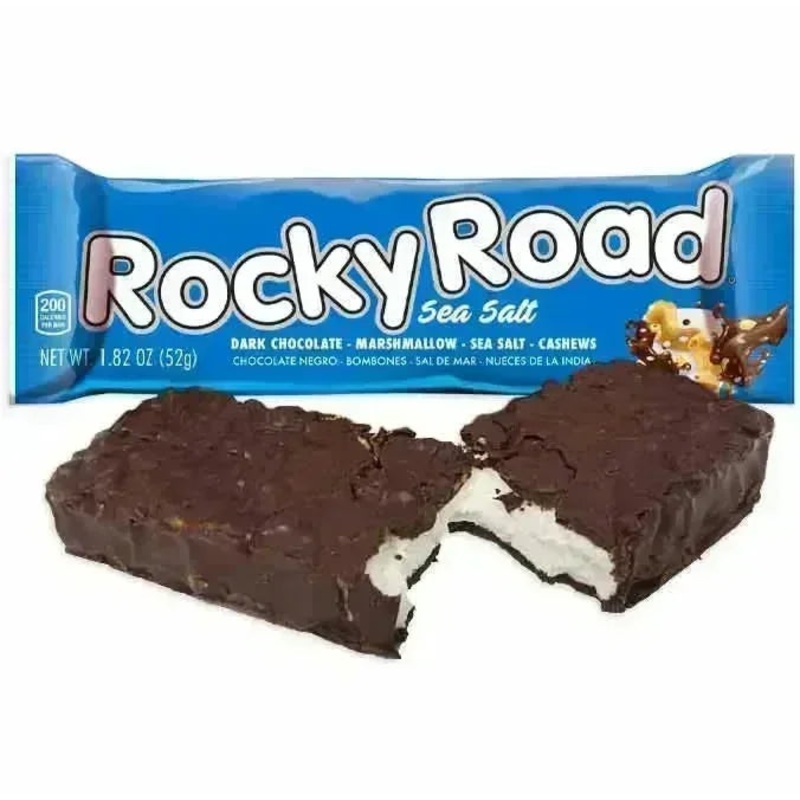 Rocky Road Sea Salt Candy Bars: 24-Piece Box