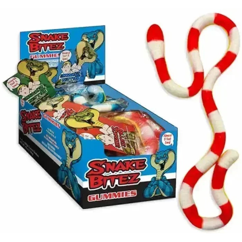 Snake Bitez Gummies: 9-Piece Display
