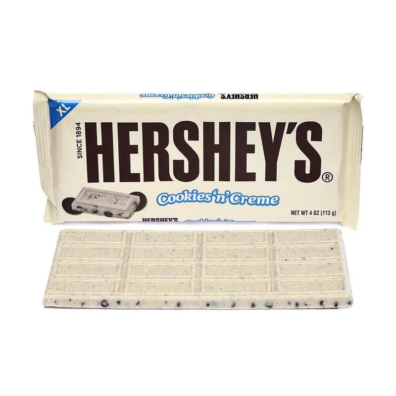 Hershey’s Cookies n Creme 4-Ounce Jumbo Candy Bars: 12-Piece Box