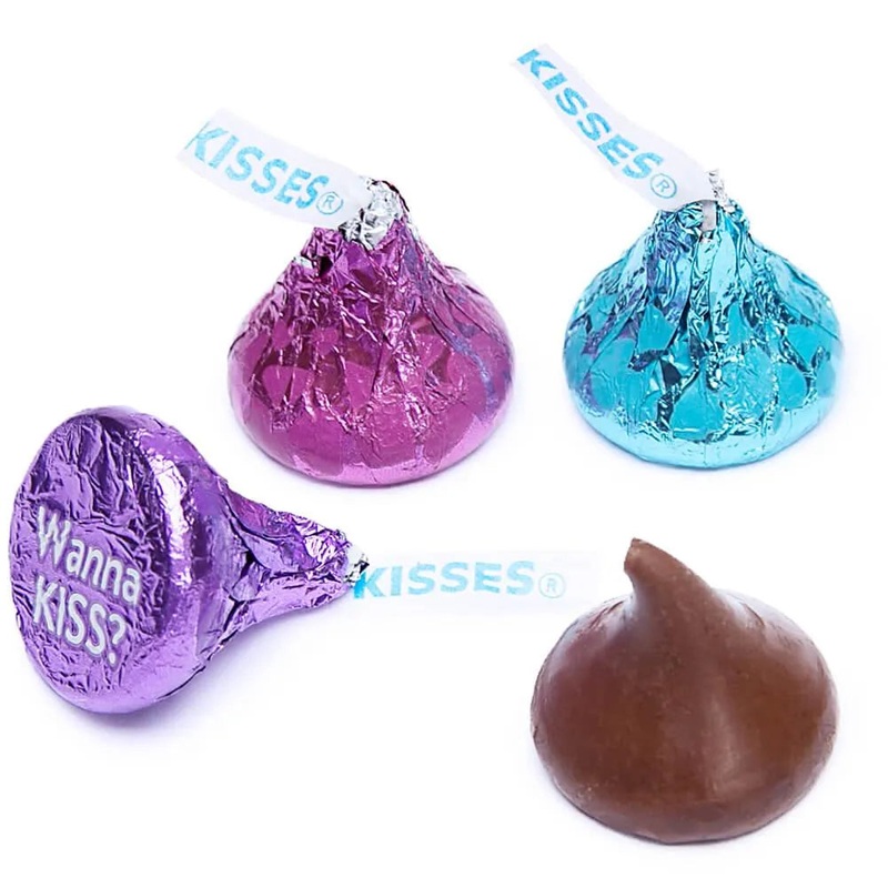 Hershey’s Valentine Conversation Kisses Foiled Milk Chocolate Candy: 60-Piece Bag