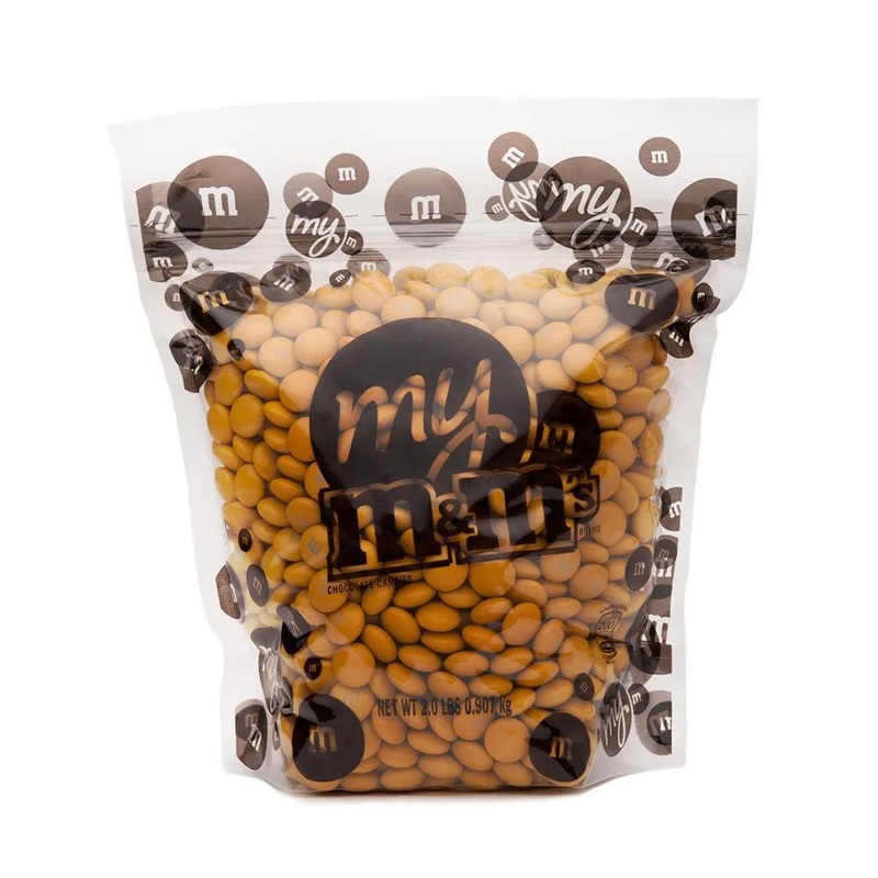 M&M’s Milk Chocolate Candy – Gold: 2LB Bag