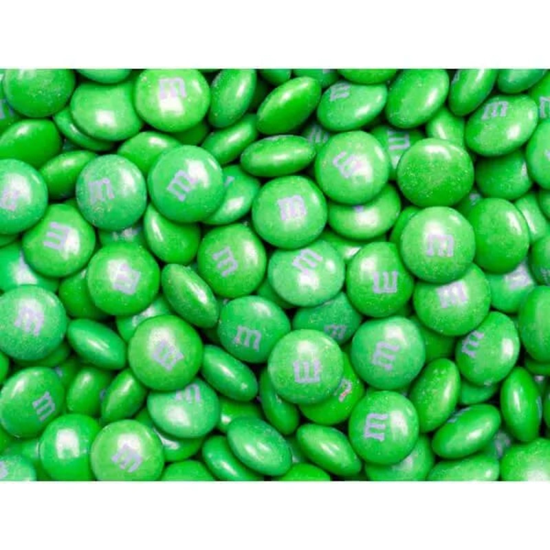 M&M’s Milk Chocolate Candy – Green: 10LB Bag