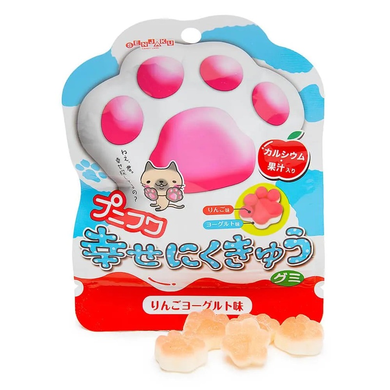 Senjaku Panda Paws Gummy Candy Packs – Apple: 6-Piece Box