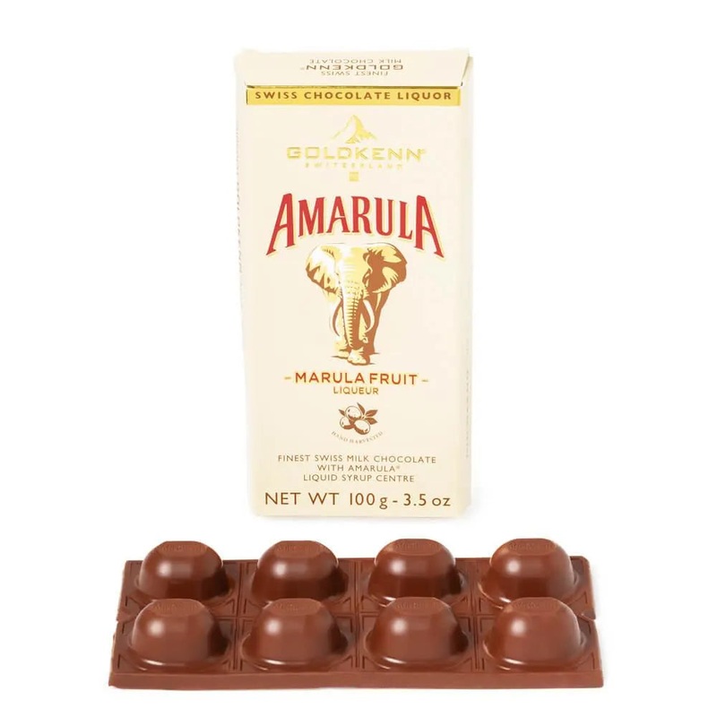 Amarula Liqueur Filled Chocolate Bar: 10-Piece Box