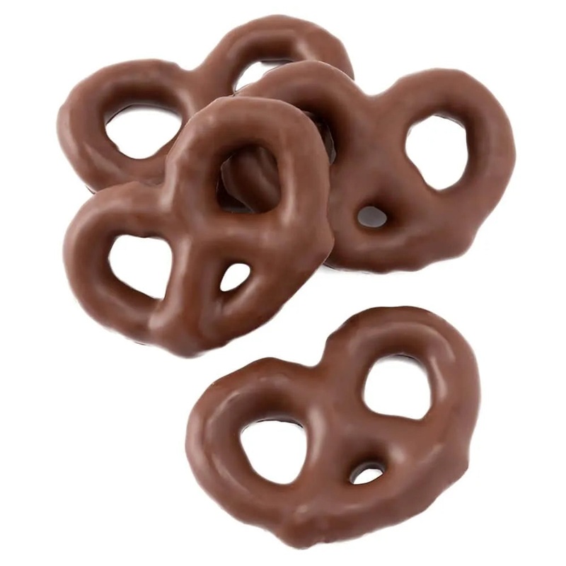 Asher’s Milk Chocolate Covered Mini Pretzels: 4LB Box