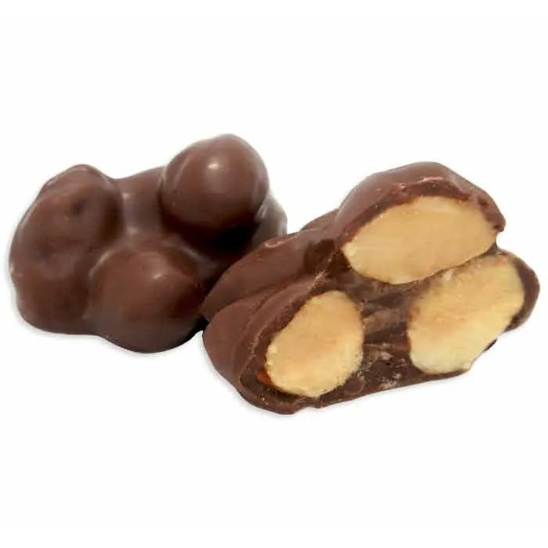 Asher’s Milk Chocolate Hand Dipped Almond Clusters: 5LB Box