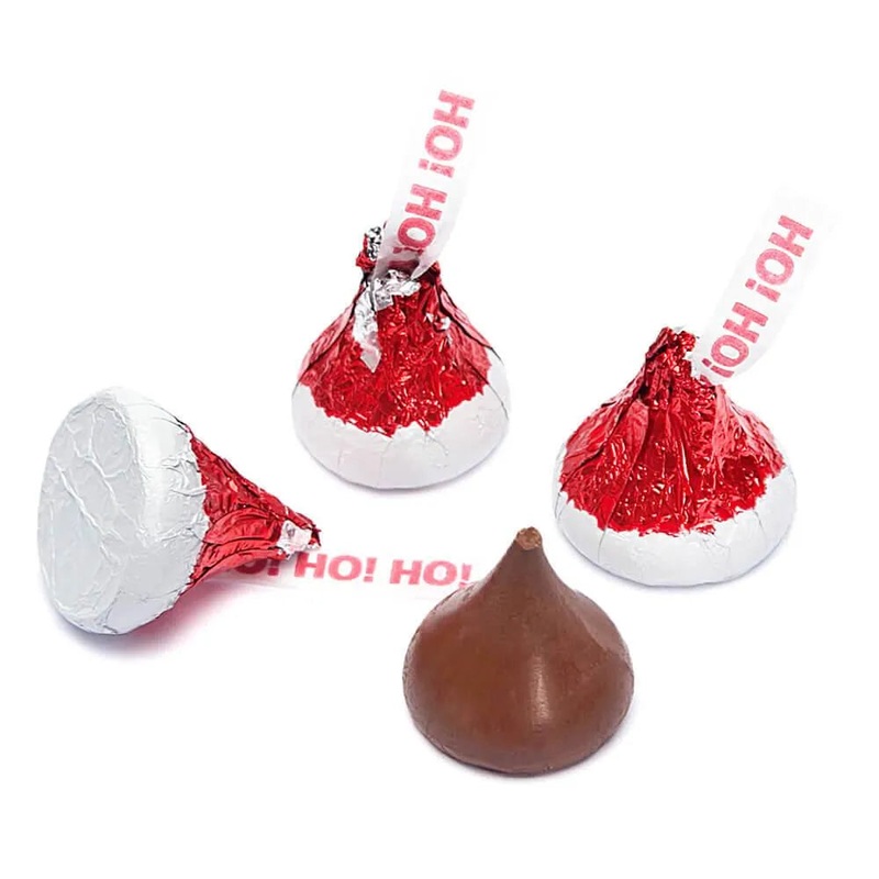 Hershey’s Kisses in Santa Hat Foils: 10.1-Ounce Bag