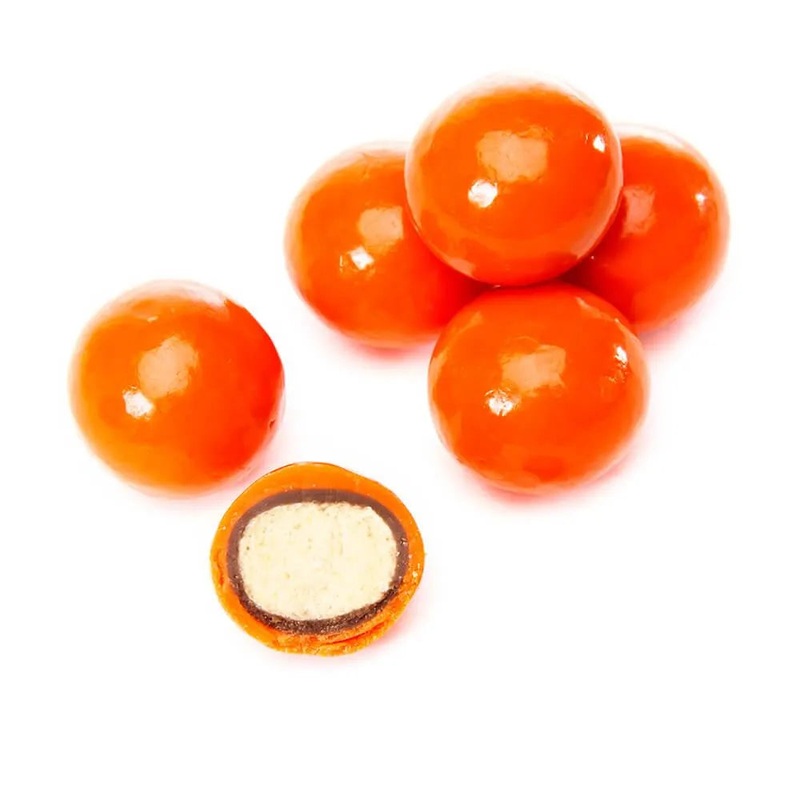 Koppers Milk Chocolate Covered Malt Balls – Orange: 5LB Bag