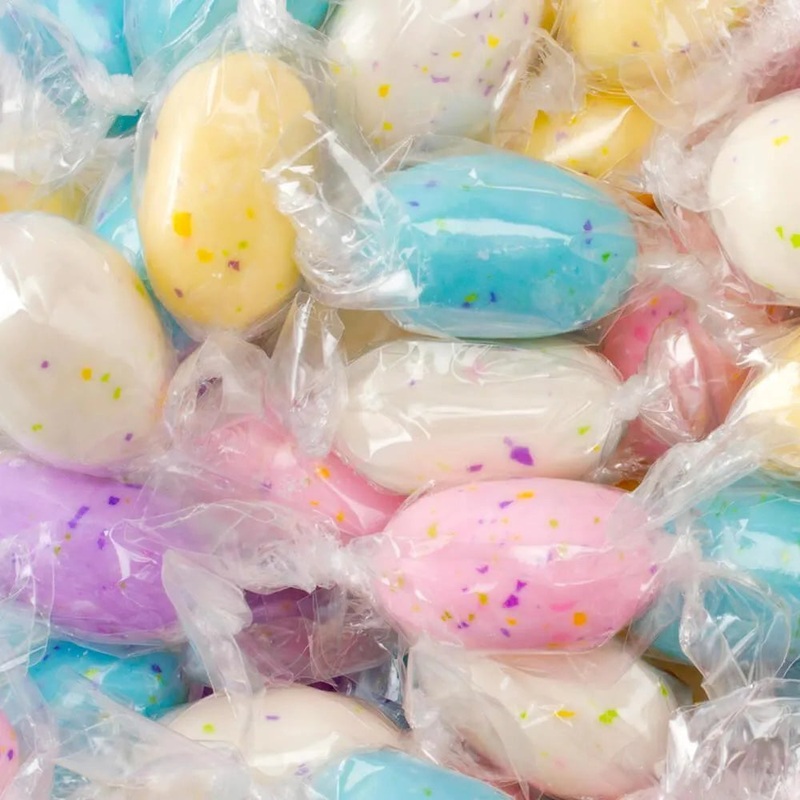 Necco Mighty Malts Speckled Malted Milk Eggs – Wrapped: 9-Ounce Bag