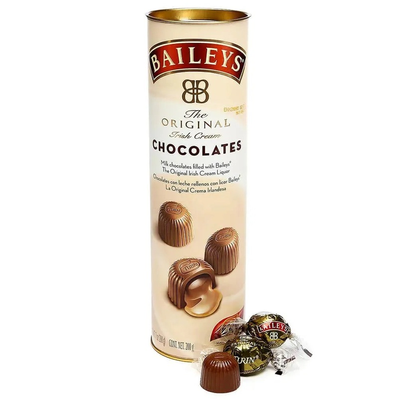 Turin Bailey’s Irish Cream Liquor Filled Chocolates Tubes: 12-Piece Case