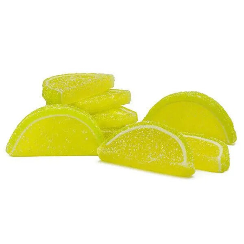 Albanese Candy Fruit Jell Slices – Lemon Lime: 5LB Box