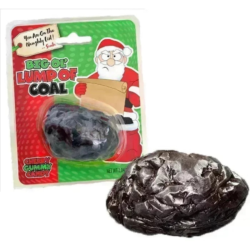 Big Ol Lump of Coal Gummy Candy: 6-Piece Case
