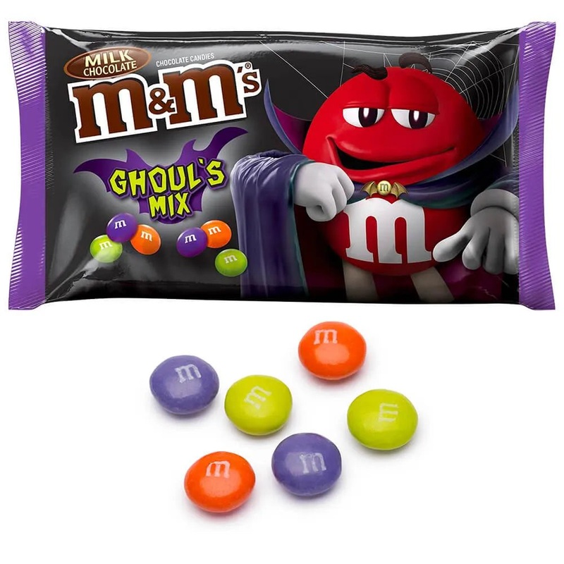Ghoul’s Mix Milk Chocolate M&M’s Candy: 10-Ounce Bag