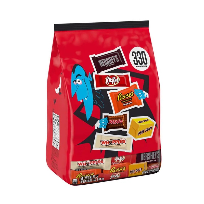 Hershey’s Chocolate Miniatures Halloween Candy Assortment: 330-Piece Bag