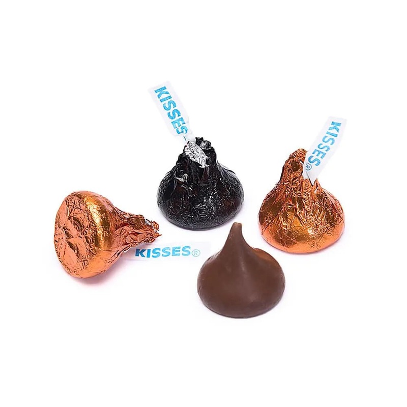 Hershey’s Kisses Color Combo – Orange and Black: 800-Piece Box