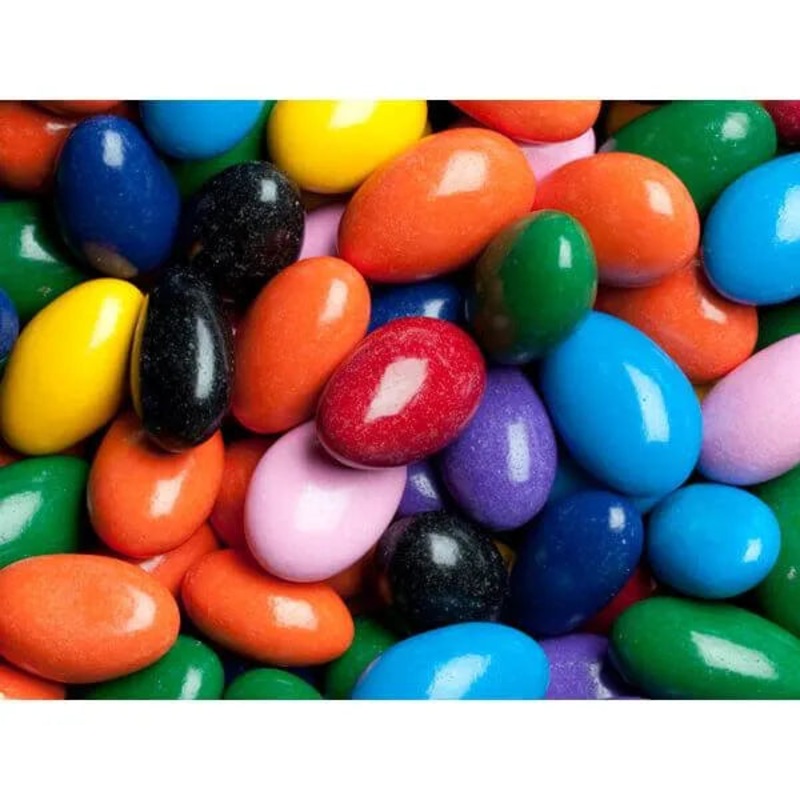 Koppers Chocolate Jordan Almonds – Assorted Colors: 5LB Bag