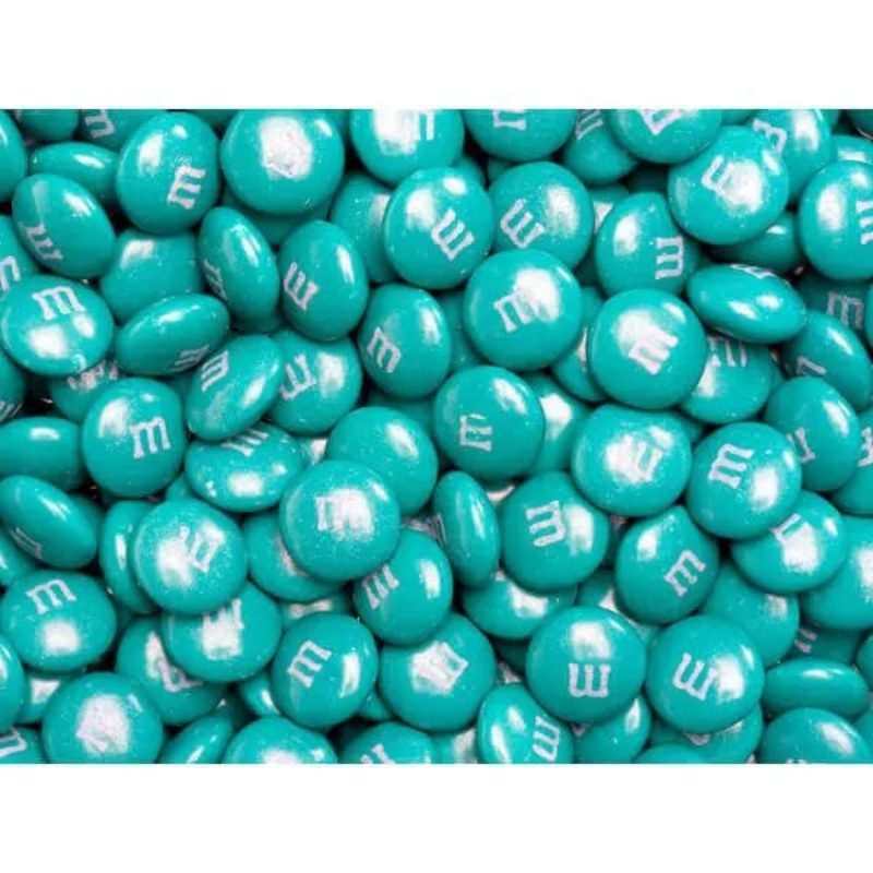 M&M’s Milk Chocolate Candy – Teal: 10LB Bag