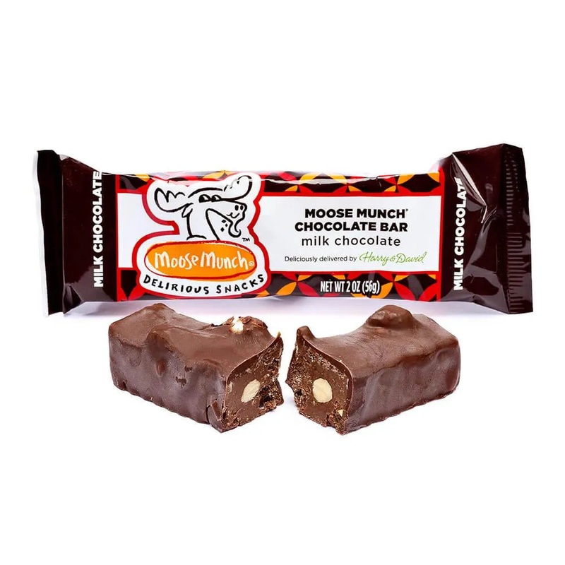 Moose Munch Candy Bars – Milk Chocolate: 6-Piece Box