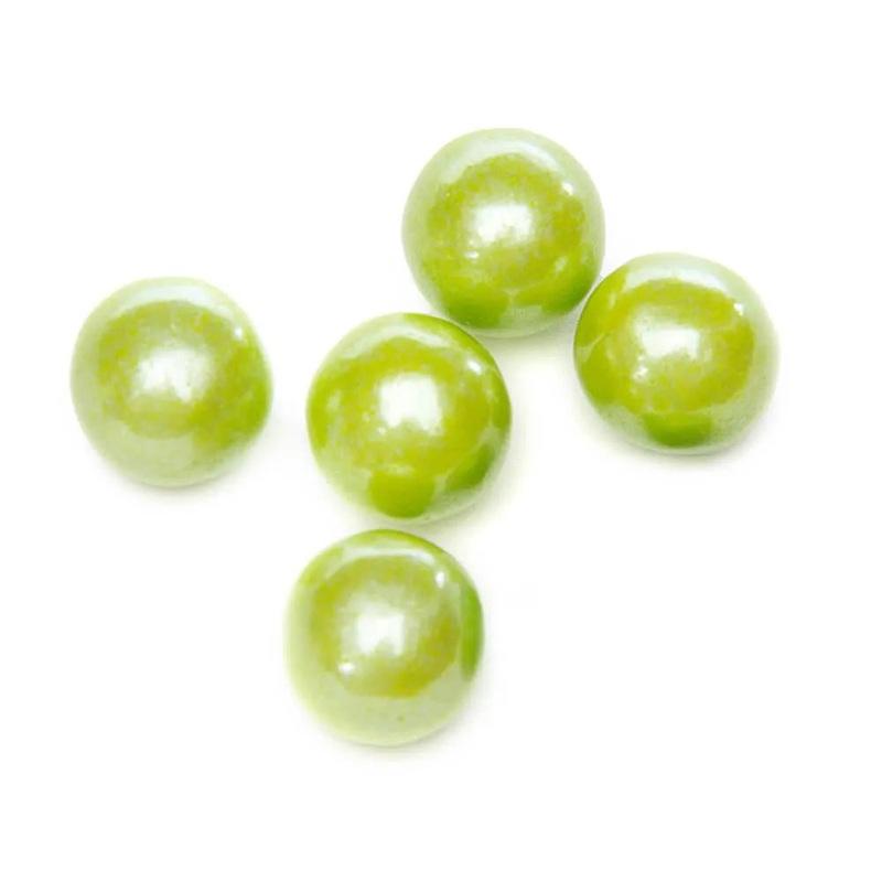 Sixlets Mini Milk Chocolate Balls – Lime Green: 2LB Bag