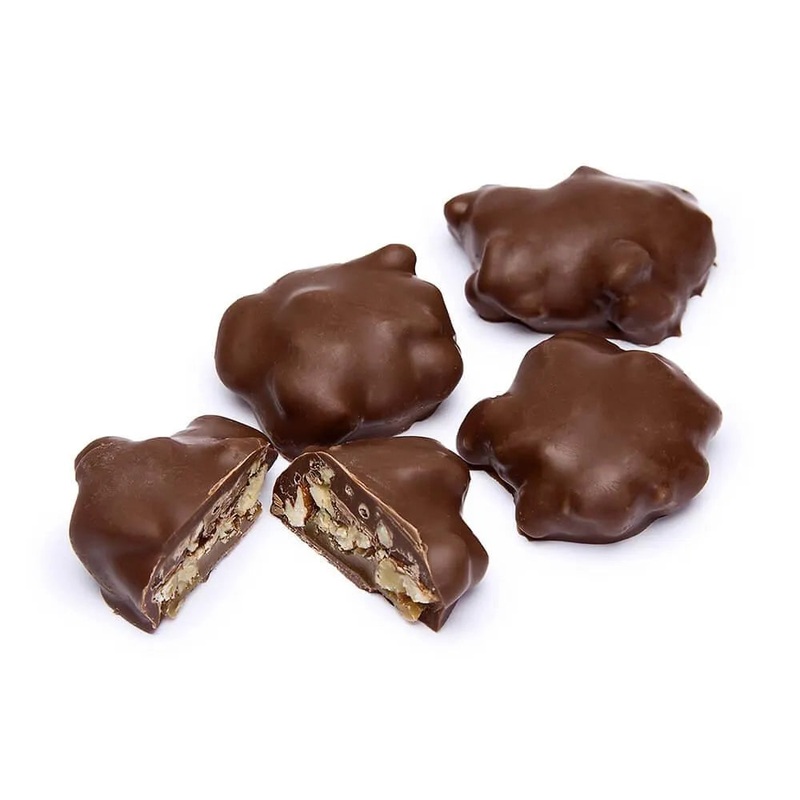 Asher’s Milk Chocolate Pecan Caramel Patties: 5LB Box
