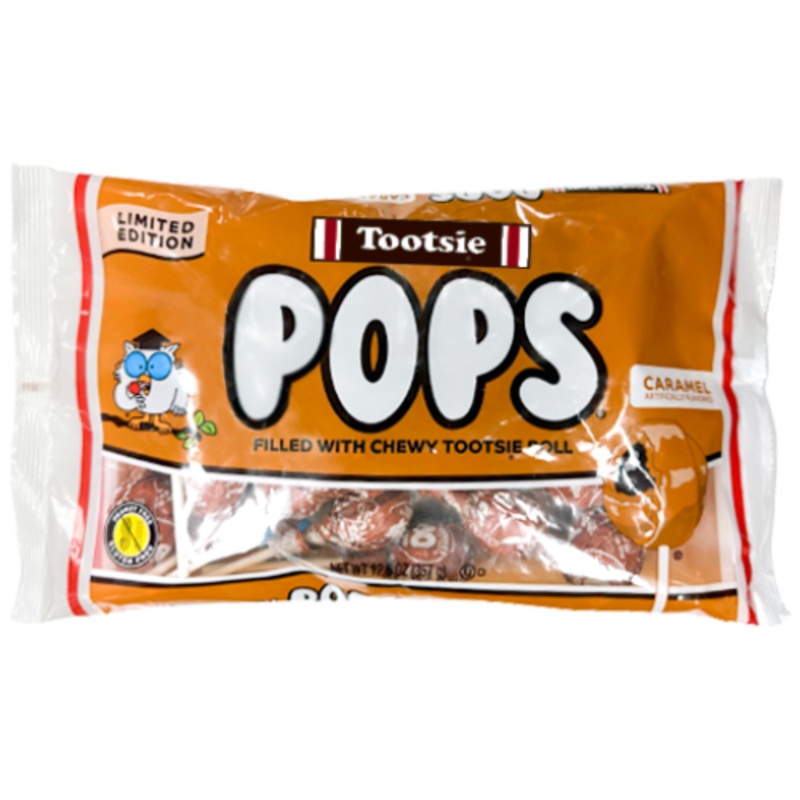 Caramel Tootsie Pops – 12.6-oz. Bag