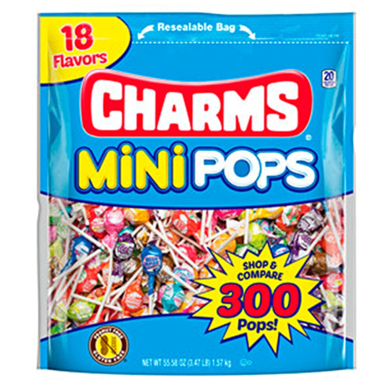 Charms Mini Pops Lollipops – Bag of 300