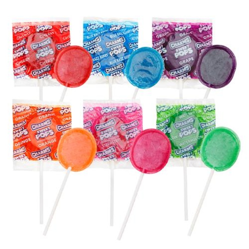 Charms Sweet Pops Bulk by Flavor – 1 lb. Bag