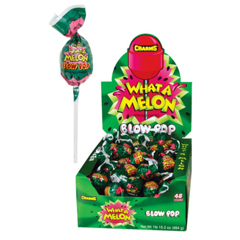 Charms What A Melon Blow Pop Lollipops