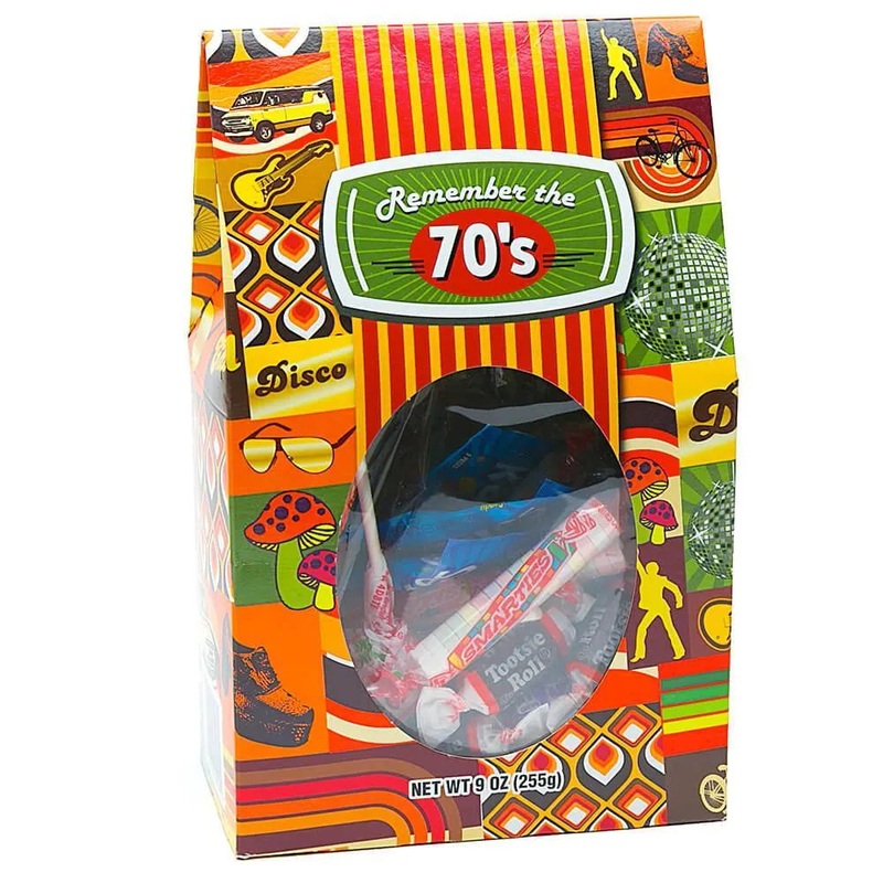 Classic Nostalgic Candy Gift Tote: 1970’s