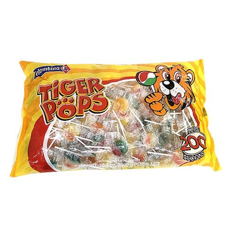 Colombina Tiger Pops – Bag of 200