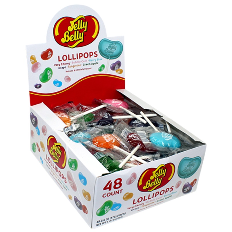 Jelly Belly Assorted Lollipops 48 Count Box