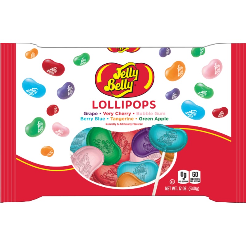 Jelly Belly Lollipops 20 count Assorted 12 oz. Bag
