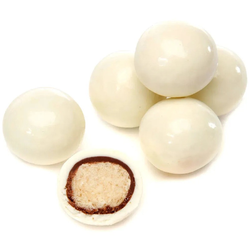 Koppers Milk Chocolate Covered Malt Balls – White: 5LB Bag