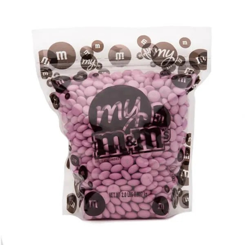 M&M’s Milk Chocolate Candy – Pink: 2LB Bag