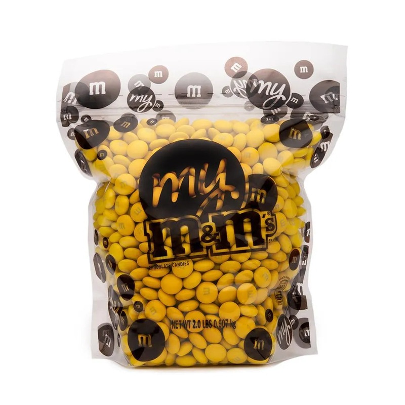 M&M’s Milk Chocolate Candy – Yellow: 2LB Bag