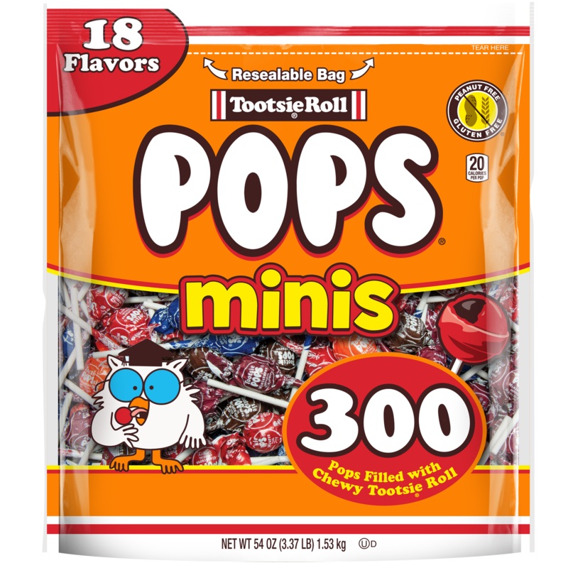 Tootsie Pop Minis – 300 Count Resealable Bag