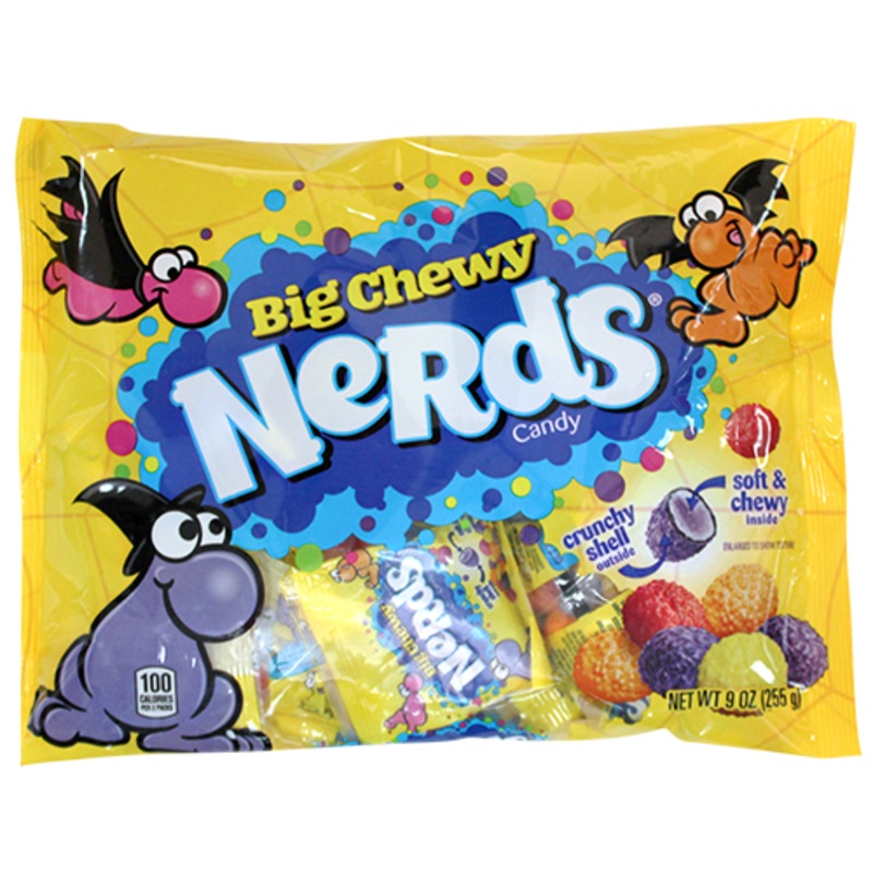 Big Chewy Nerds Candy Halloween Treat Packs 9 oz. Bag