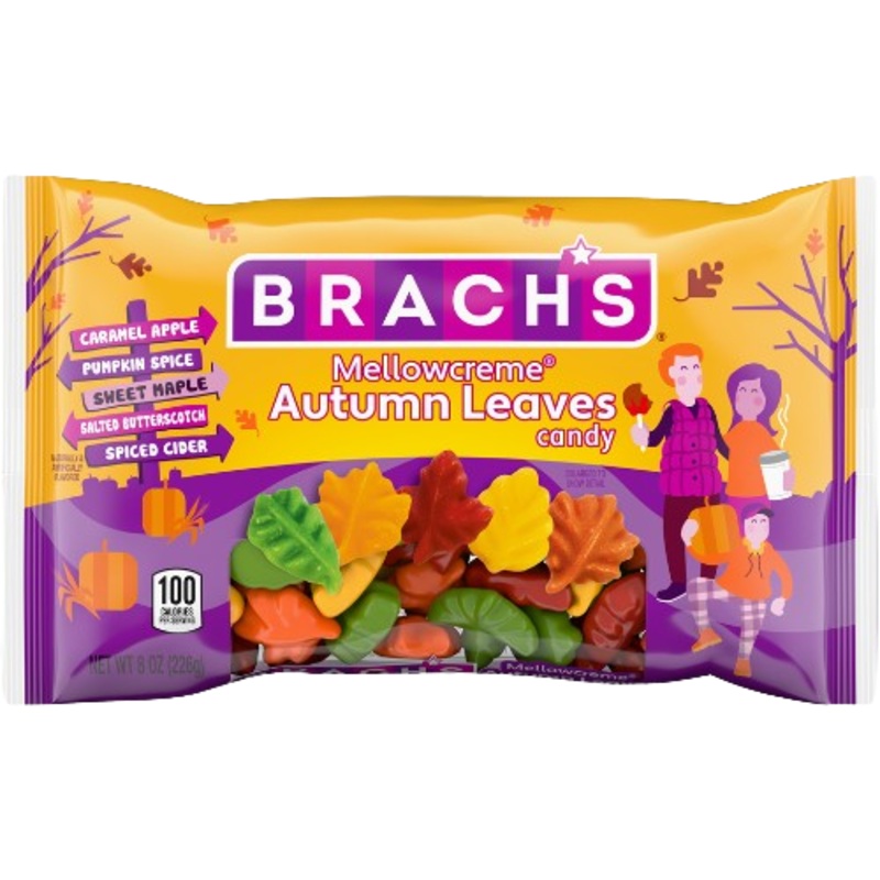 Brach’s  Mellowcreme Autumn Leaves Candy 8 oz. Bag