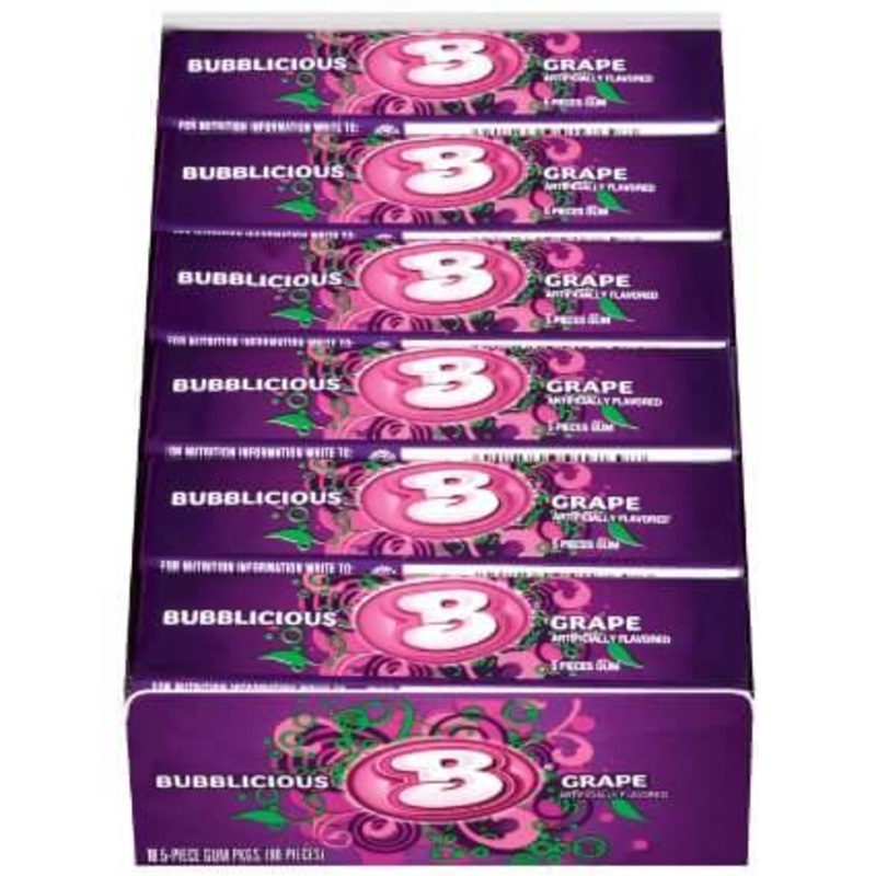 Bubblicious Grape 18ct
